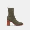 Dolce Vita ALAYA BOOTIES OLIVE KNIT -Dolce Vita DOLCEVITA BOOTS ALAYA OLIVEKNIT 02