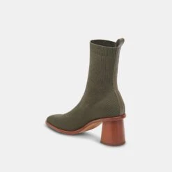 Dolce Vita ALAYA BOOTIES OLIVE KNIT -Dolce Vita DOLCEVITA BOOTS ALAYA OLIVEKNIT 09