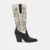 Dolce Vita BLANCH BOOTS BLACK WHITE LEATHER -Dolce Vita DOLCEVITA BOOTS BLANCH BLACKWHITELEATHER 02