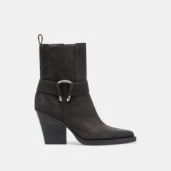 Dolce Vita BOUNTY BOOTS ONYX EMBOSSED SUEDE