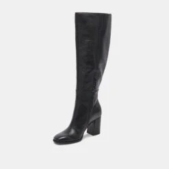 Dolce Vita FYNN WIDE CALF BOOTS ONYX LEATHER -Dolce Vita DOLCEVITA BOOTS FYNN ONYXLEATHER 08 69af7e68 7913 45cb ac07 c0c42db5a6f0