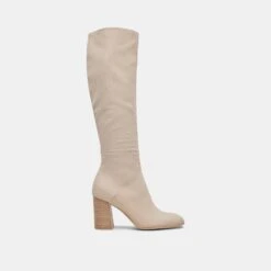 Dolce Vita FYNN WIDE CALF BOOTS SAND NUBUCK