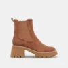 Dolce Vita HAWK H20 BOOTIES CHESTNUT SUEDE -Dolce Vita DOLCEVITA BOOTS HAWKH2O CHESTNUTSUEDEH2O 02