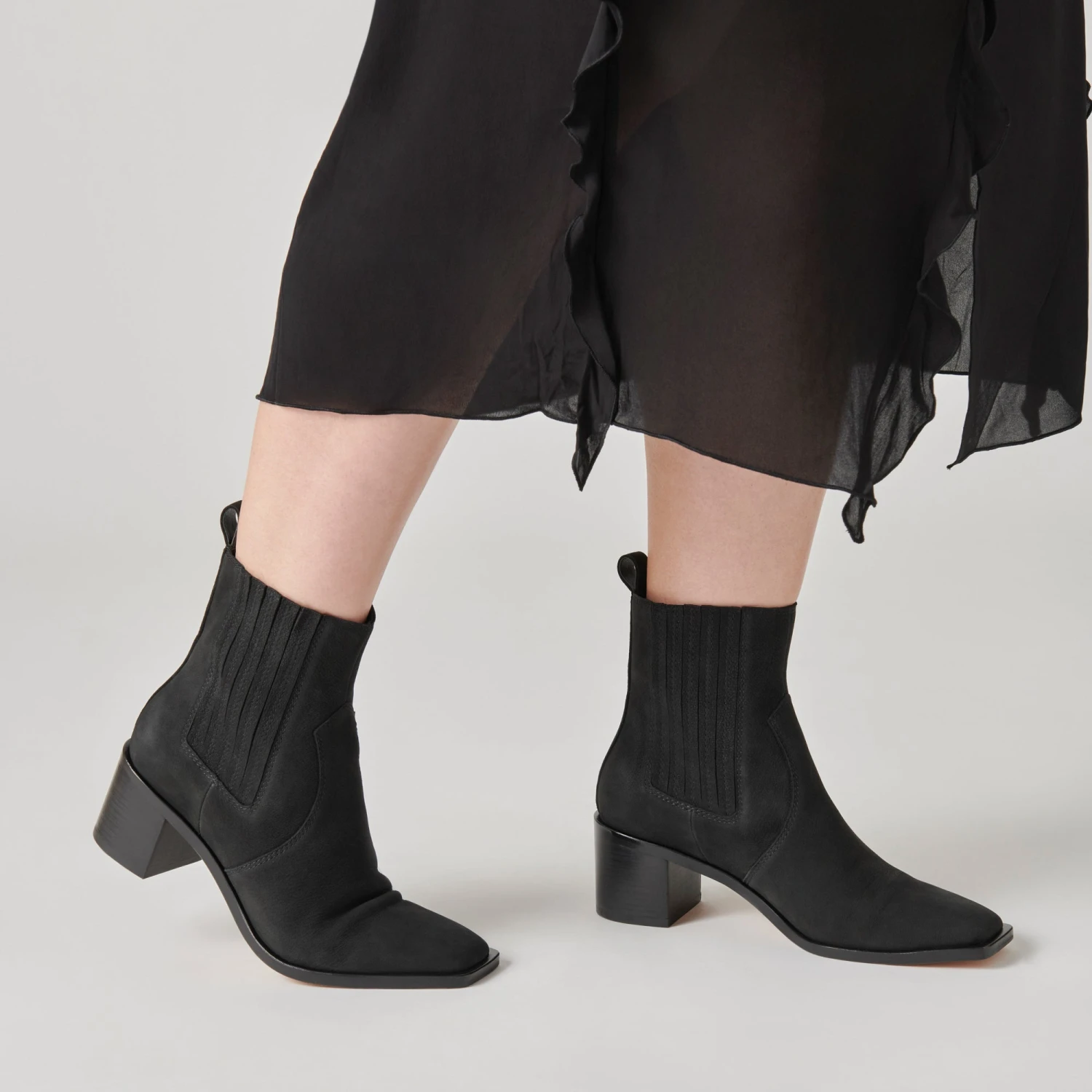 Dolce Vita IRNIE BOOTIES BLACK NUBUCK 4 Dolce Vita IRNIE BOOTIES BLACK NUBUCK - Image 2