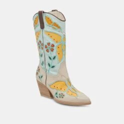 Dolce Vita LELOU BOOTS IVORY MULTI LEATHER -Dolce Vita DOLCEVITA BOOTS LELOU IVORYMULTILEATHER 01