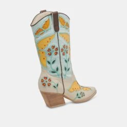 Dolce Vita LELOU BOOTS IVORY MULTI LEATHER -Dolce Vita DOLCEVITA BOOTS LELOU IVORYMULTILEATHER 03