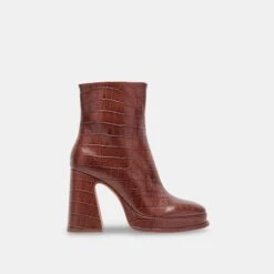 New Products 9 Dolce Vita LOCHLY BOOTS WALNUT EMBOSSED LEATHER