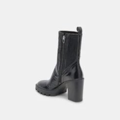 Dolce Vita MARNI H2O BOOTS MIDNIGHT CRINKLE PATENT -Dolce Vita DOLCEVITA BOOTS MARNIH2O MIDNIGHTCRINKLEPATENTH2O 09