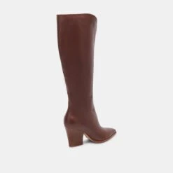 Dolce Vita ROCKY BOOTS CHOCOLATE DRITAN LEATHER -Dolce Vita DOLCEVITA BOOTS ROCKY CHOCOLATEDRITANLEATHER 03