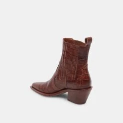Dolce Vita SENNA BOOTIES WALNUT EMBOSSED LEATHER -Dolce Vita DOLCEVITA BOOTS SENNA WALNUTEMBOSSEDLEATHER 09 92b239d0 ec83 46d1 aa01 1569aeaabf5a