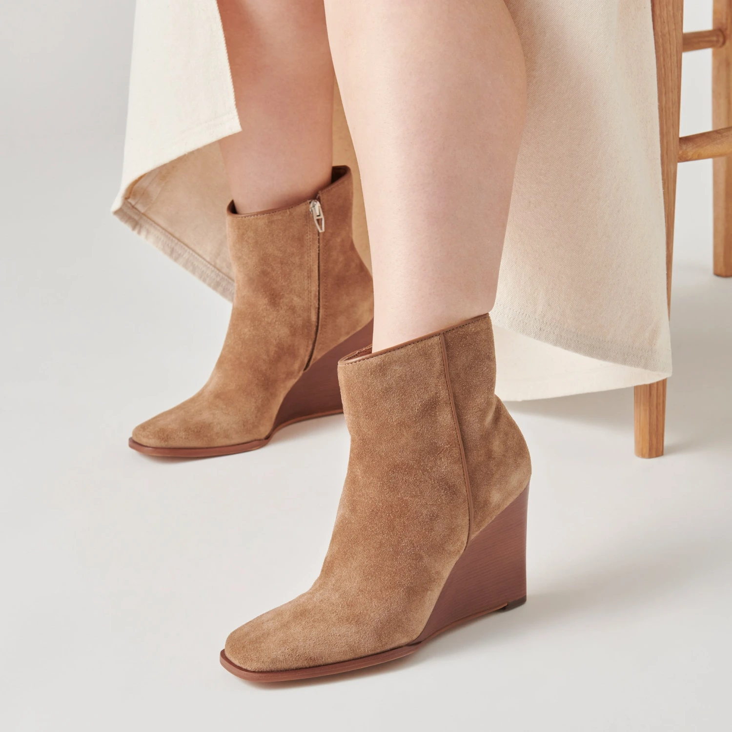 Dolce Vita SUSANN WIDE BOOTIES CHESTNUT SUEDE 4 Dolce Vita SUSANN WIDE BOOTIES CHESTNUT SUEDE - Image 2