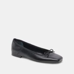 Dolce Vita ANISA BALLET FLATS BLACK LEATHER -Dolce Vita DOLCEVITA FLATS ANISA BLACKLEATHER 01