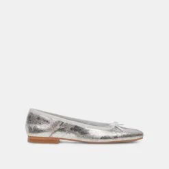 Dolce Vita ANISA BALLET FLATS SILVER DISTRESSED LEATHER 26 Dolce Vita ANISA BALLET FLATS SILVER DISTRESSED LEATHER -Dolce Vita DOLCEVITA FLATS ANISA SILVERDESTRESSEDLEATHER 02