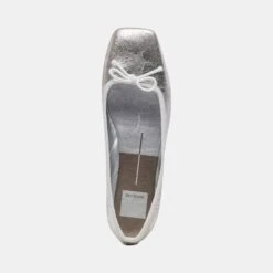 Dolce Vita ANISA BALLET FLATS SILVER DISTRESSED LEATHER 34 Dolce Vita ANISA BALLET FLATS SILVER DISTRESSED LEATHER -Dolce Vita DOLCEVITA FLATS ANISA SILVERDESTRESSEDLEATHER 06