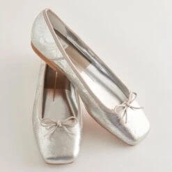 Dolce Vita ANISA BALLET FLATS SILVER DISTRESSED LEATHER 24 Dolce Vita ANISA BALLET FLATS SILVER DISTRESSED LEATHER -Dolce Vita DOLCEVITA FLATS ANISA SILVERDESTRESSEDLEATHER 3
