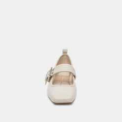 Dolce Vita ARORA BALLET FLATS IVORY CRINKLE PATENT -Dolce Vita DOLCEVITA FLATS ARORA IVORYCRINKLEPATENT 04