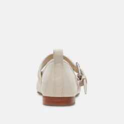 Dolce Vita ARORA BALLET FLATS IVORY CRINKLE PATENT -Dolce Vita DOLCEVITA FLATS ARORA IVORYCRINKLEPATENT 05