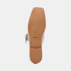 Dolce Vita ARORA BALLET FLATS IVORY CRINKLE PATENT -Dolce Vita DOLCEVITA FLATS ARORA IVORYCRINKLEPATENT 07