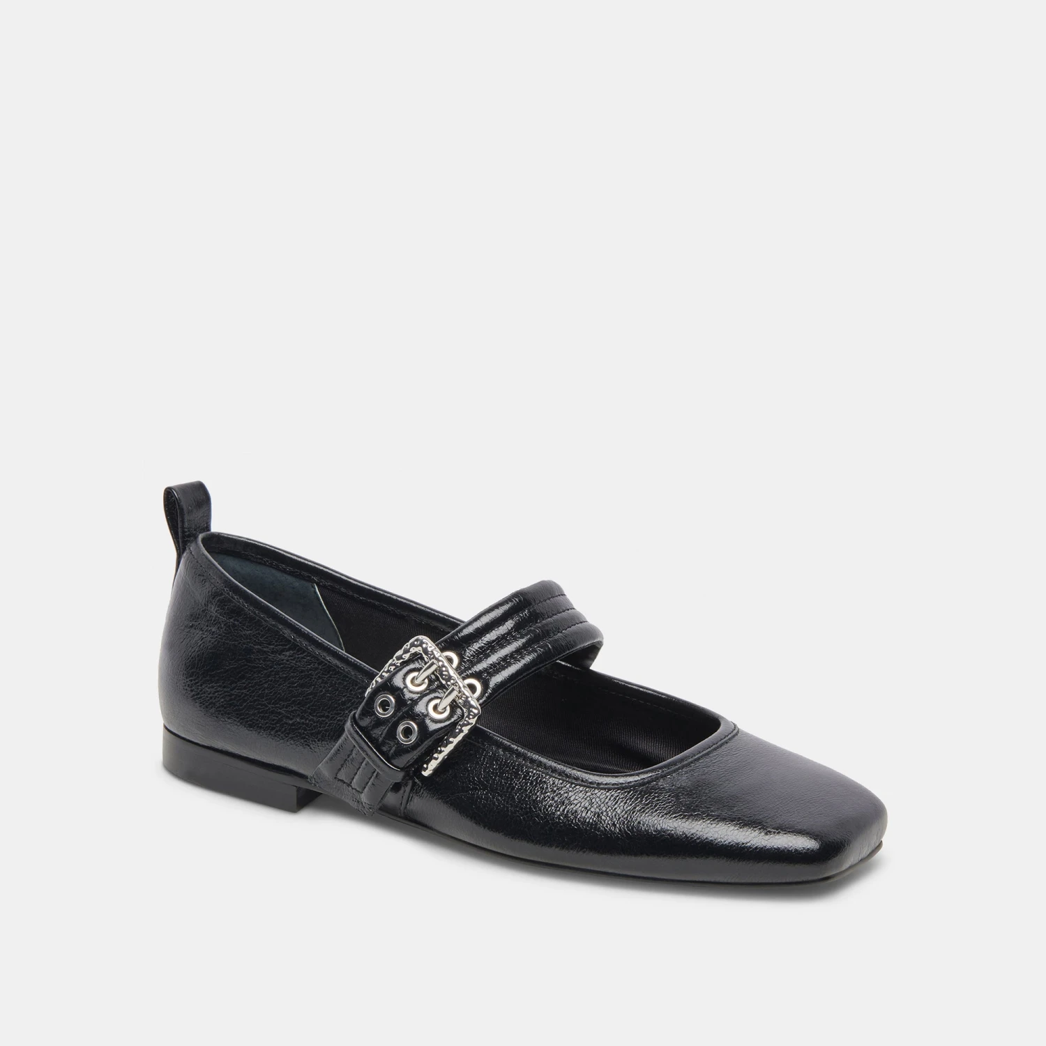 Dolce Vita ARORA BALLET FLATS MIDNIGHT CRINKLE PATENT 5 Dolce Vita ARORA BALLET FLATS MIDNIGHT CRINKLE PATENT - Image 3