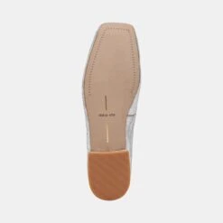 Dolce Vita ASHYA BALLET FLATS SILVER DISTRESSED LEATHER 25 Dolce Vita ASHYA BALLET FLATS SILVER DISTRESSED LEATHER -Dolce Vita DOLCEVITA FLATS ASHYA SILVERDISTRESSEDLEATHER 07