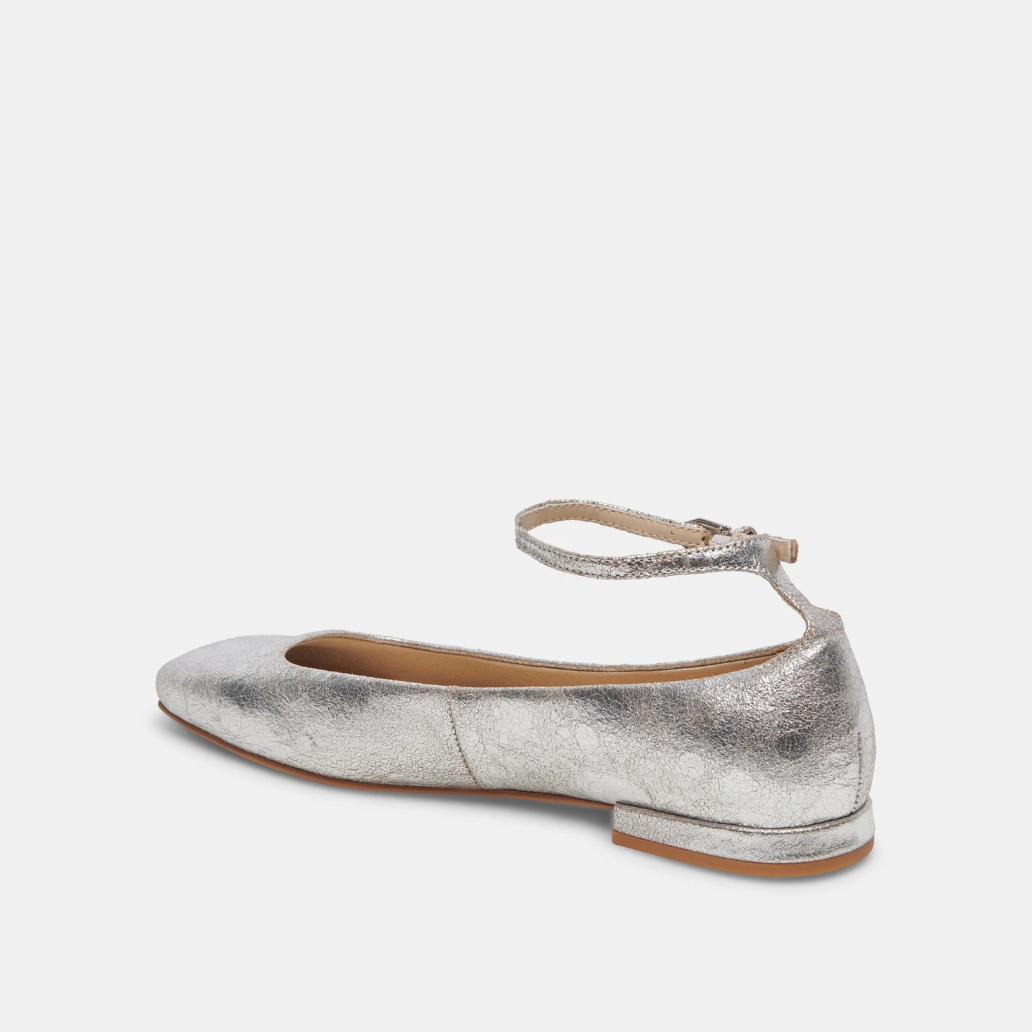 Dolce Vita ASHYA BALLET FLATS SILVER DISTRESSED LEATHER 9 Dolce Vita ASHYA BALLET FLATS SILVER DISTRESSED LEATHER - Image 7