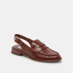 Dolce Vita HARDI LOAFERS BROWN CRINKLE PATENT -Dolce Vita DOLCEVITA FLATS HARDI BROWNCRINKLEPATENT 01