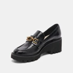 Dolce Vita HARLEN LOAFER MIDNIGHT CRINKLE PATENT -Dolce Vita DOLCEVITA FLATS HARLEN MIDNIGHTCRINKLEPATENT 09