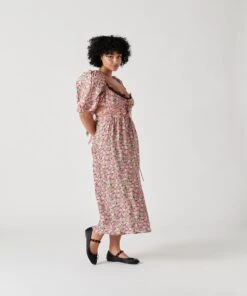 Dolce Vita LILLY BALLET FLATS BLACK MULTI SATIN -Dolce Vita DOLCEVITA FLATS LILLY BLACKMULTISATIN ONFOOT 1