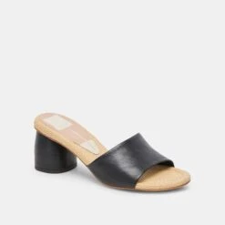 Dolce Vita MINNY HEELS BLACK LEATHER 14 Dolce Vita MINNY HEELS BLACK LEATHER -Dolce Vita DOLCEVITA FLATS MINNY BLACKLEATHER 01