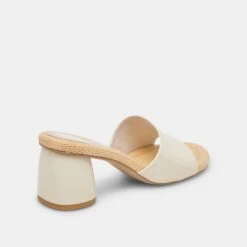 Dolce Vita MINNY HEELS IVORY LEATHER -Dolce Vita DOLCEVITA FLATS MINNY IVORYLEATHER 03