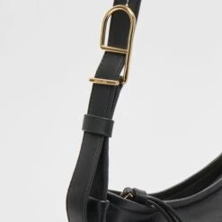 Dolce Vita AUDRI SHOULDER BAG BLACK LEATHER -Dolce Vita DOLCEVITA HANDBAGS AUDRI BLACK 1