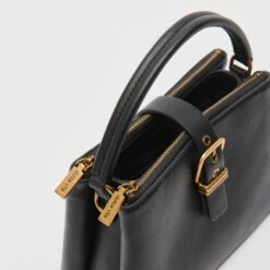 Dolce Vita CHARLY CROSSBODY BLACK LEATHER -Dolce Vita DOLCEVITA HANDBAGS CHARLY BLACK 1