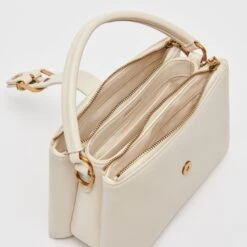 Dolce Vita CHARLY CROSSBODY IVORY LEATHER -Dolce Vita DOLCEVITA HANDBAGS CHARLY IVORY 2
