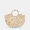Dolce Vita ESTELLE HANDBAG NATURAL PEARL RAFFIA 1 Dolce Vita ESTELLE HANDBAG NATURAL PEARL RAFFIA -Dolce Vita DOLCEVITA HANDBAGS ESTELLE NATURALPEARLS 1 c76feab0 34b6 42d1 8bae 5b01cdfac546