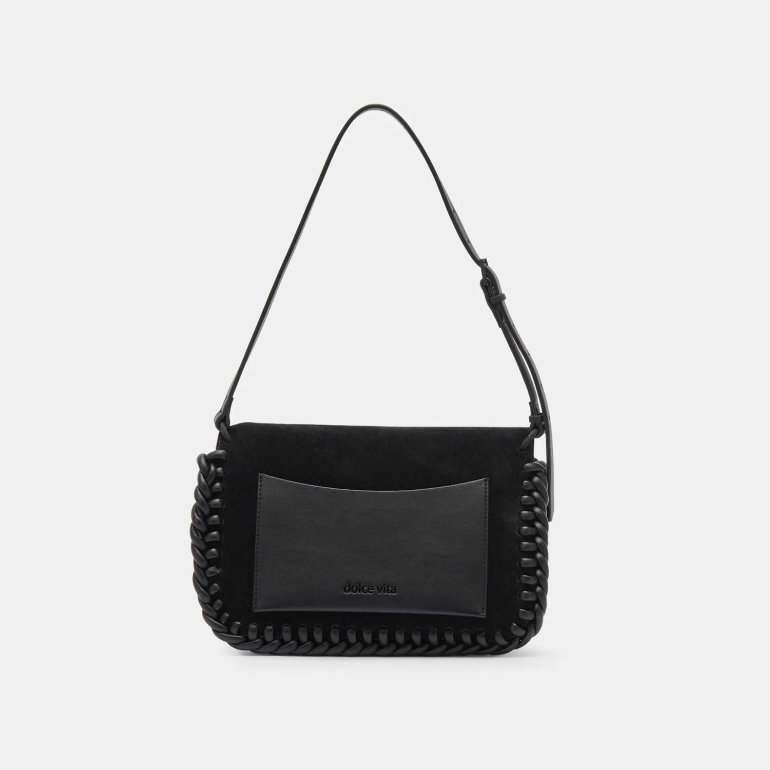 Dolce Vita HARPER SHOULDER BAG BLACK SUEDE 7 Dolce Vita HARPER SHOULDER BAG BLACK SUEDE - Image 5