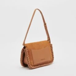 Dolce Vita HARPER SHOULDER BAG RUSTY OAK SUEDE -Dolce Vita DOLCEVITA HANDBAGS HARPER RUSTYOAK 1