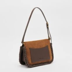 Dolce Vita HARPER SHOULDER BAG TOBACCO SUEDE -Dolce Vita DOLCEVITA HANDBAGS HARPER TOBACCO 1