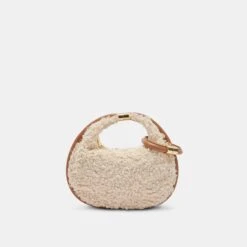 Dolce Vita KEENA CROSSBODY NATURAL SHEARLING