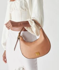 Dolce Vita LANEE SHOULDER BAG GOLDEN OAK ROYAL LEATHER -Dolce Vita DOLCEVITA HANDBAGS LANE GOLDENOAK 3