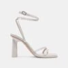 Dolce Vita DISERE HEELS OFF WHITE SATIN 1 Dolce Vita DISERE HEELS OFF WHITE SATIN -Dolce Vita DOLCEVITA HEELS DISERE OFFWHITESILK 02
