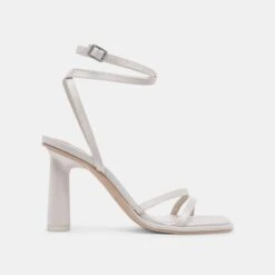 Dolce Vita DISERE HEELS OFF WHITE SATIN