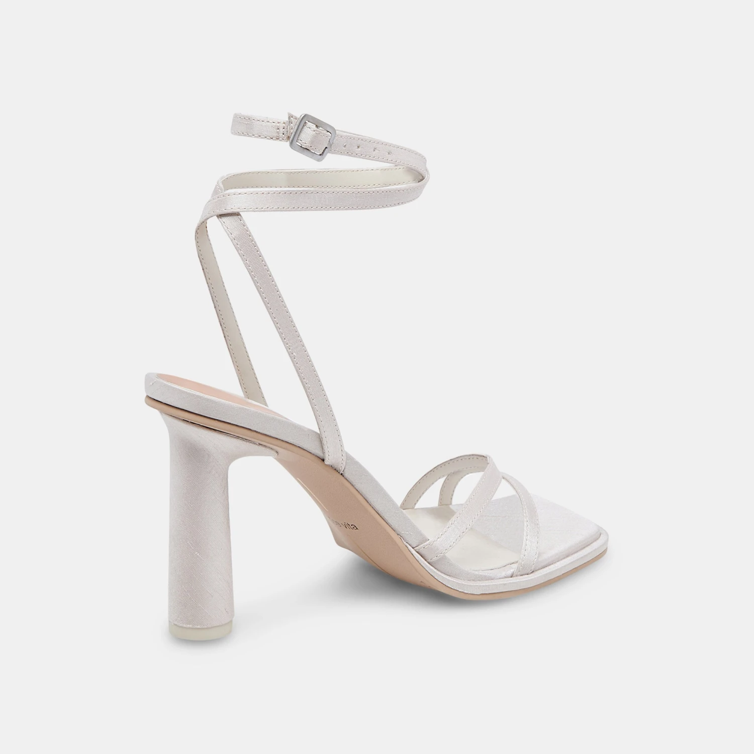 Dolce Vita DISERE HEELS OFF WHITE SATIN 7 Dolce Vita DISERE HEELS OFF WHITE SATIN - Image 5