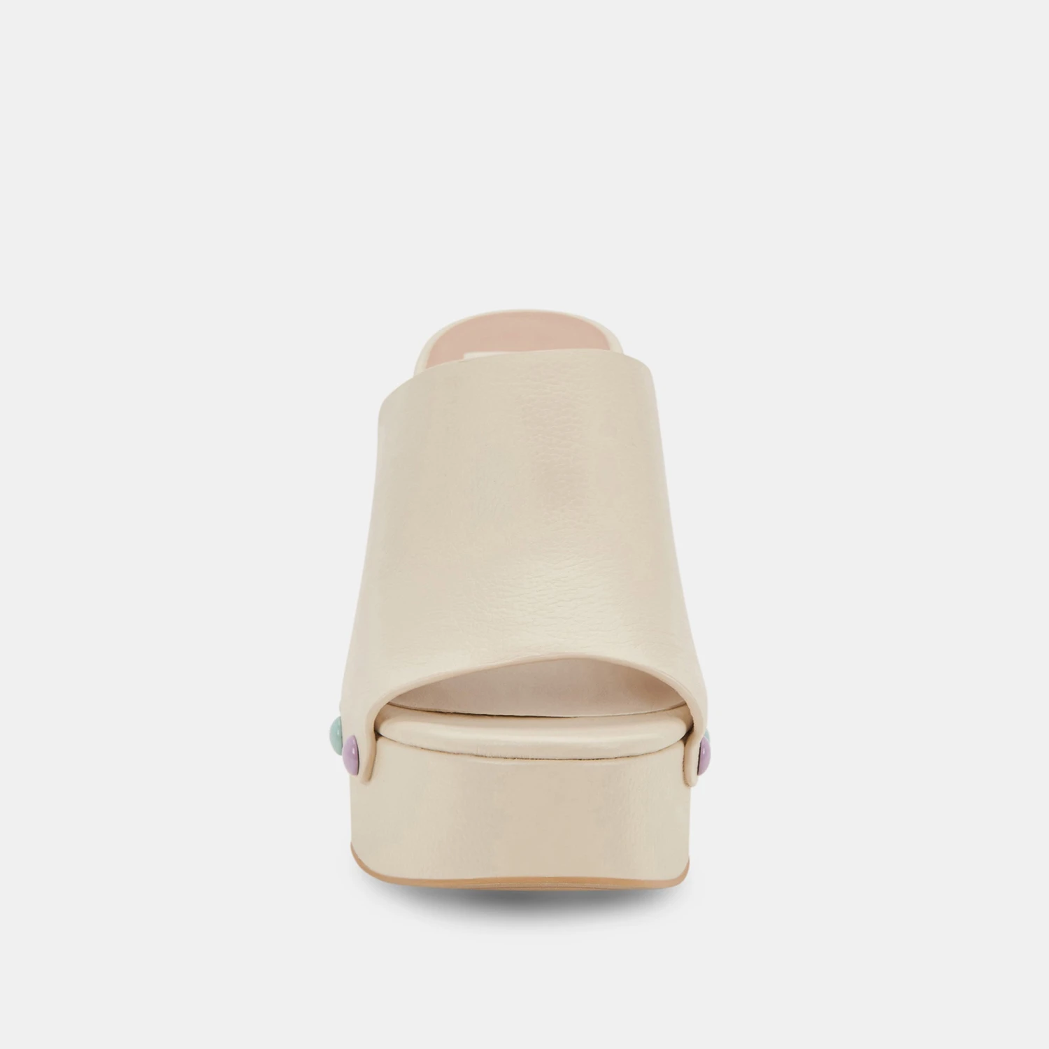 Dolce Vita EMOL PRIDE HEELS IVORY LEATHER 8 Dolce Vita EMOL PRIDE HEELS IVORY LEATHER - Image 6