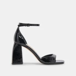 Dolce Vita JANEY HEELS MIDNIGHT CRINKLE PATENT
