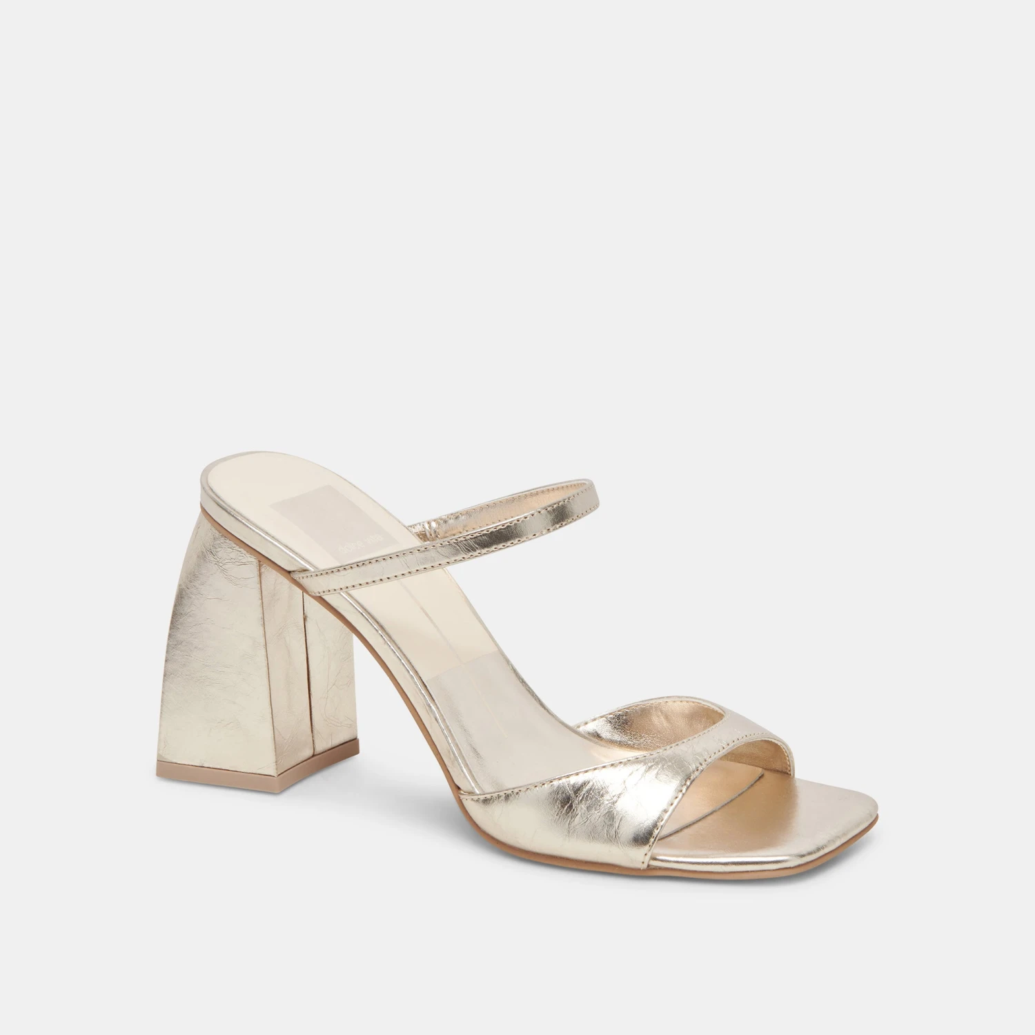 Dolce Vita JEMMY HEELS LIGHT GOLD CRINKLE PATENT 4 Dolce Vita JEMMY HEELS LIGHT GOLD CRINKLE PATENT - Image 2