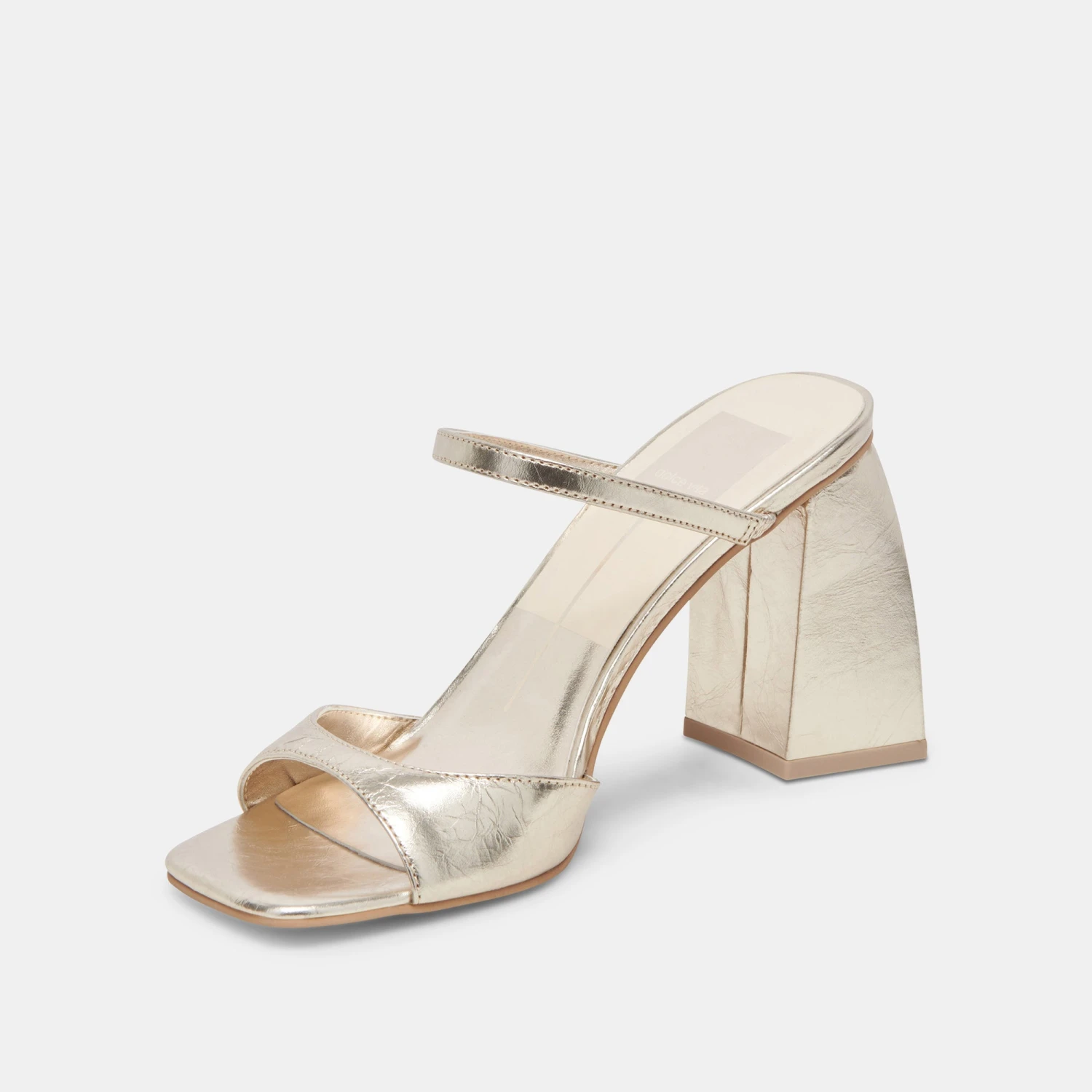 Dolce Vita JEMMY HEELS LIGHT GOLD CRINKLE PATENT 6 Dolce Vita JEMMY HEELS LIGHT GOLD CRINKLE PATENT - Image 4