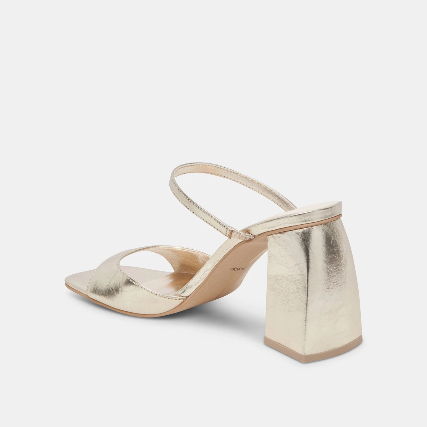Dolce Vita JEMMY HEELS LIGHT GOLD CRINKLE PATENT 7 Dolce Vita JEMMY HEELS LIGHT GOLD CRINKLE PATENT - Image 5