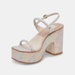 Dolce Vita JODIE PRIDE HEELS PASTEL STRIPE RAFFIA -Dolce Vita DOLCEVITA HEELS JODIEPRIDE PASTELSTRIPERAFFIA 08