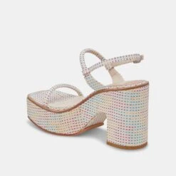 Dolce Vita JODIE PRIDE HEELS PASTEL STRIPE RAFFIA -Dolce Vita DOLCEVITA HEELS JODIEPRIDE PASTELSTRIPERAFFIA 09
