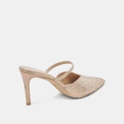 Dolce Vita KANIKA CRYSTAL HEELS LIGHT GOLD FABRIC -Dolce Vita DOLCEVITA HEELS KANIKACRYSTAL LIGHTGOLDFABRIC 03